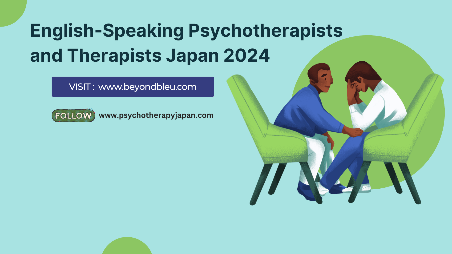 English-Speaking Psychotherapists and Therapists Japan 2024